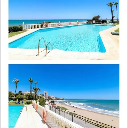 Beachfront Lubina Sol 1 Spanish Rental * 米哈斯