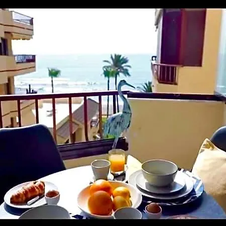 公寓 Beachfront Lubina Sol 1 Spanish Rental 米哈斯